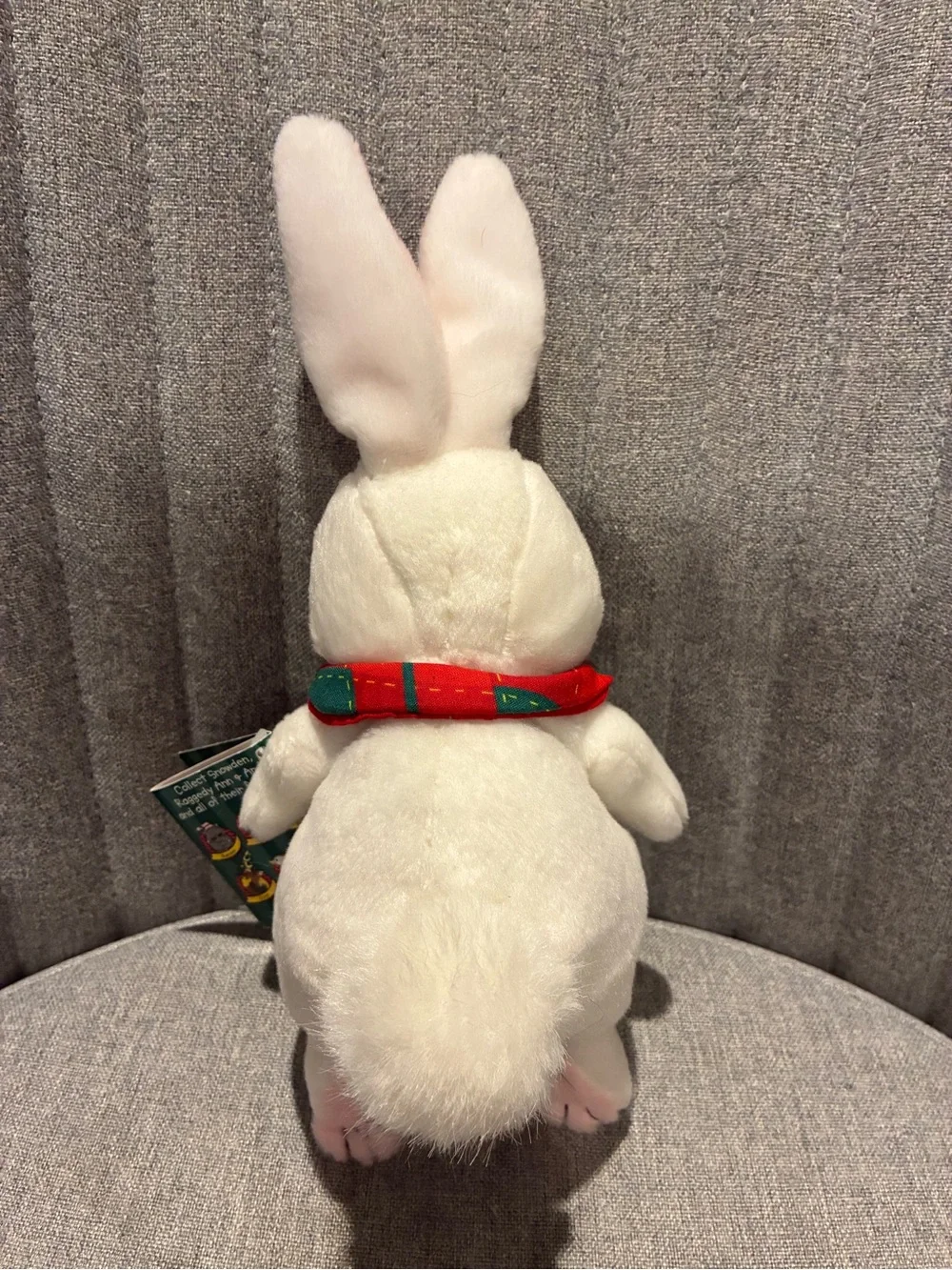 Snowden & Friends White Bunny Plush 1998 NWT - raggedy ann